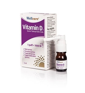 Wellcare Vitamin D3 1000lü 5 Ml Sağlık / Diyet Fiyatı