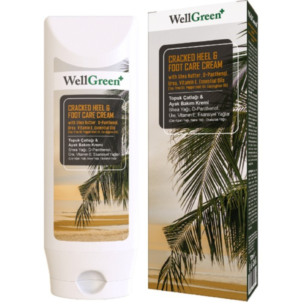 WellGreen+ Ayak Bakım Kremi Topuk Çatlağı 70ml Ayak Bakımı Fiyatı