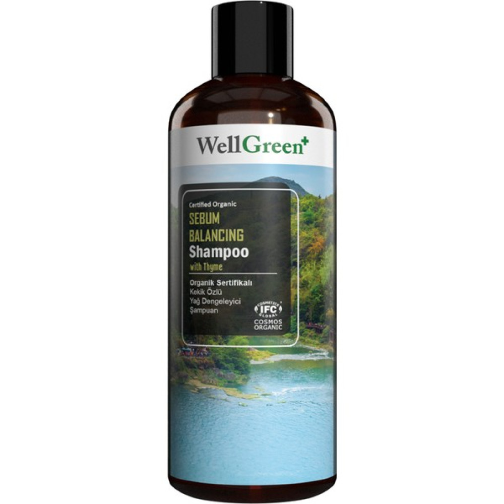 Wellgreen+ Organik Sertifikalı Kekik Özlü Yağ Dengeleyici Şampuan - 400 ml Oto Boyaları Fiyatı