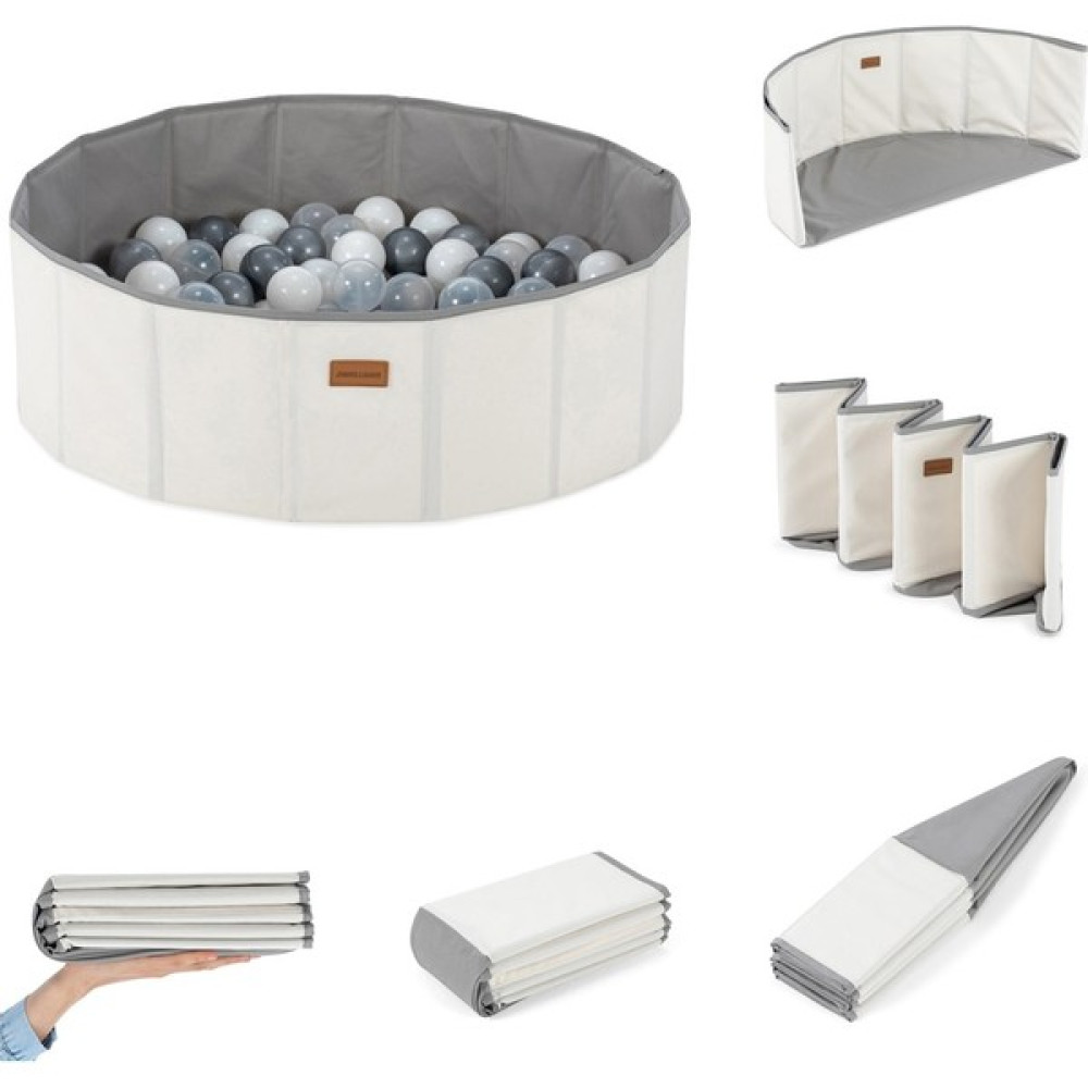 WellGro Katlanır Aktivite ve Top Havuzu, 150 Toplu - 80 x 70 cm - Ekru Oyuncak Fiyatı