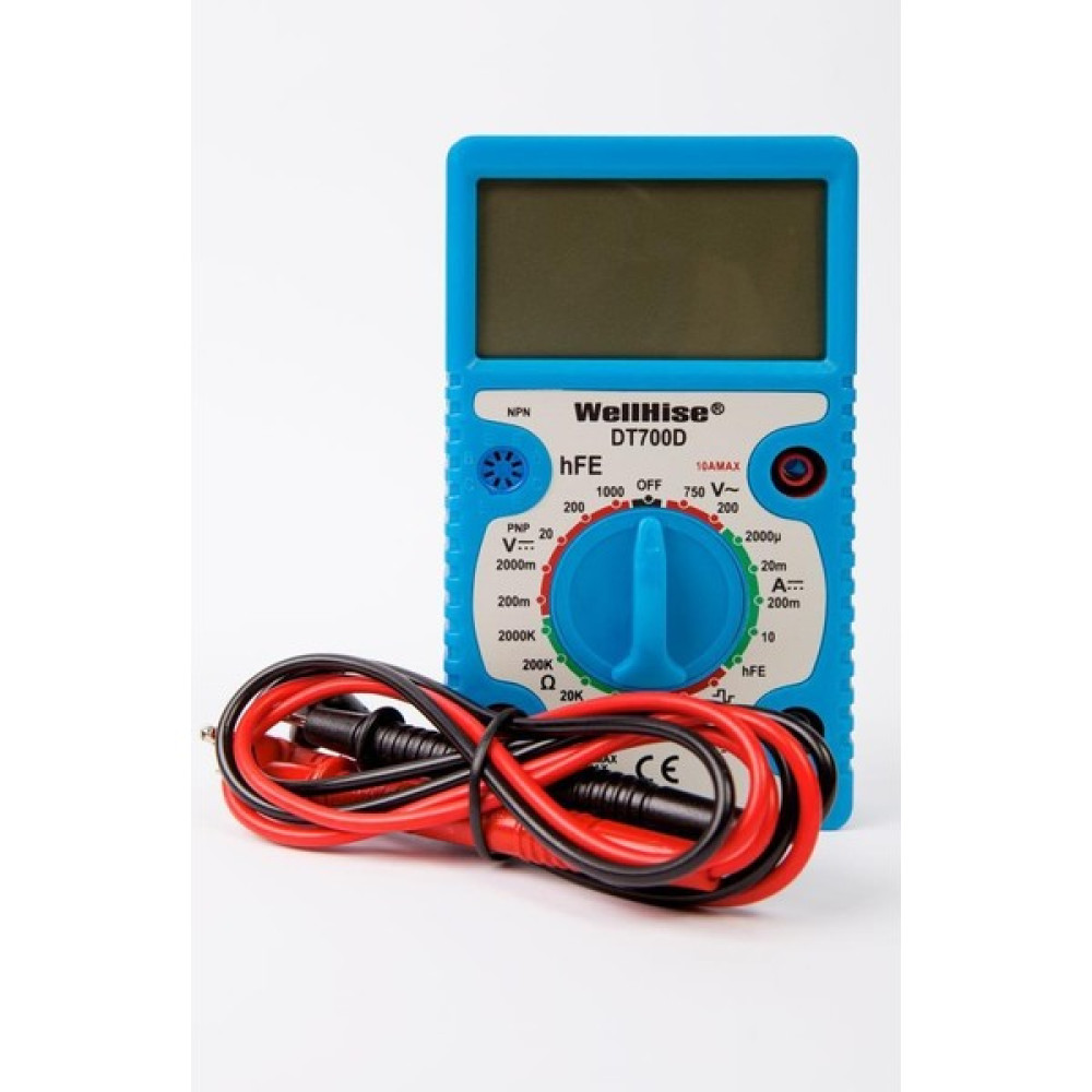 Wellhise DT-700D Geniş Ekran Multimetre Ölçü Aleti Avometre Diğer Test ve Ölçüm Cihazları Fiyatı