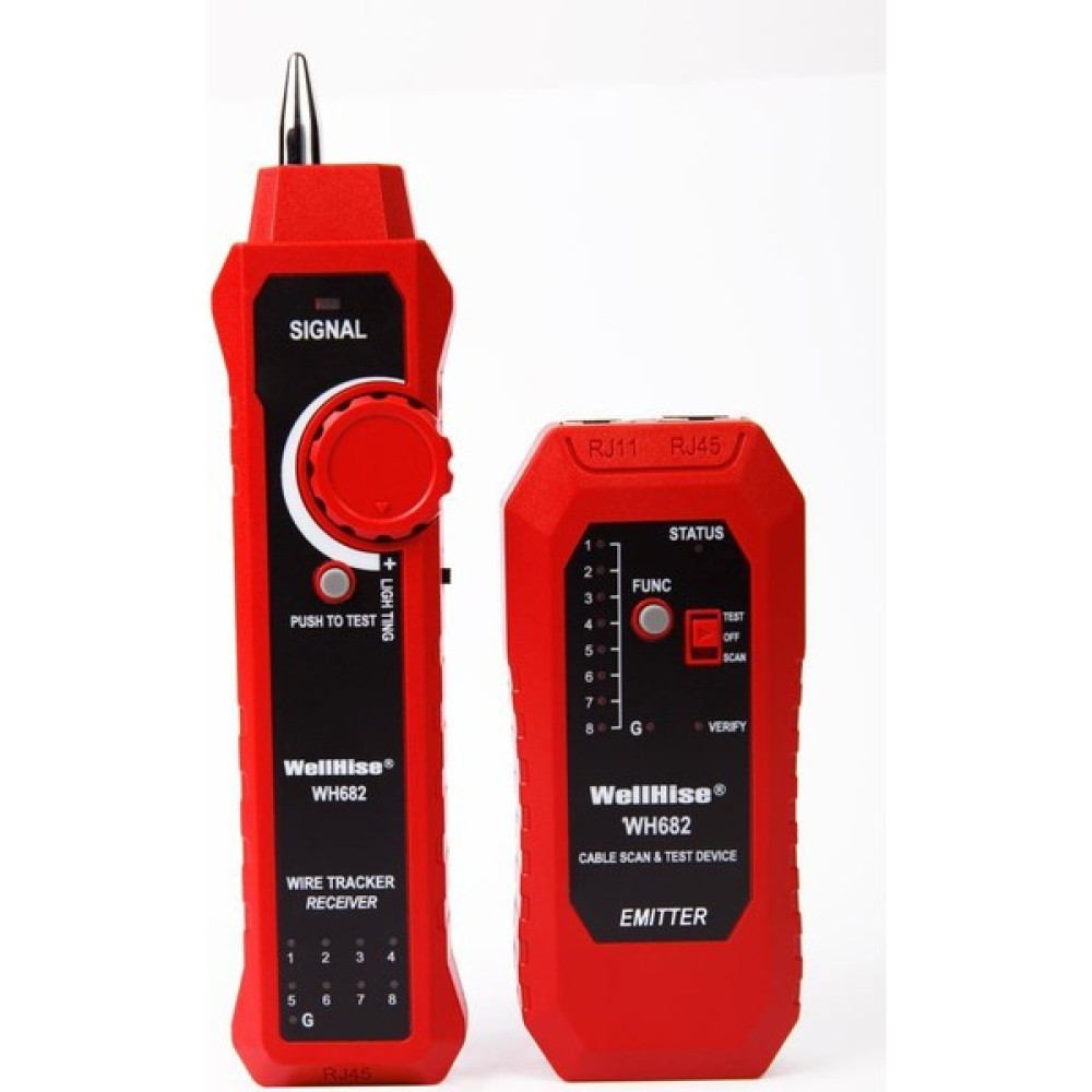 Wellhise WH682 Kablo Bulucu Kablo Test Cihazı Bilibili Wire Tracker Çantalı Diğer Test ve Ölçüm Cihazları Fiyatı