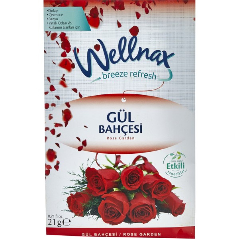 Wellnax Breeze Refresh Dolap ve Çekmece Kokusu Gül Bahçesi x 1 Oda Kokusu Fiyatı