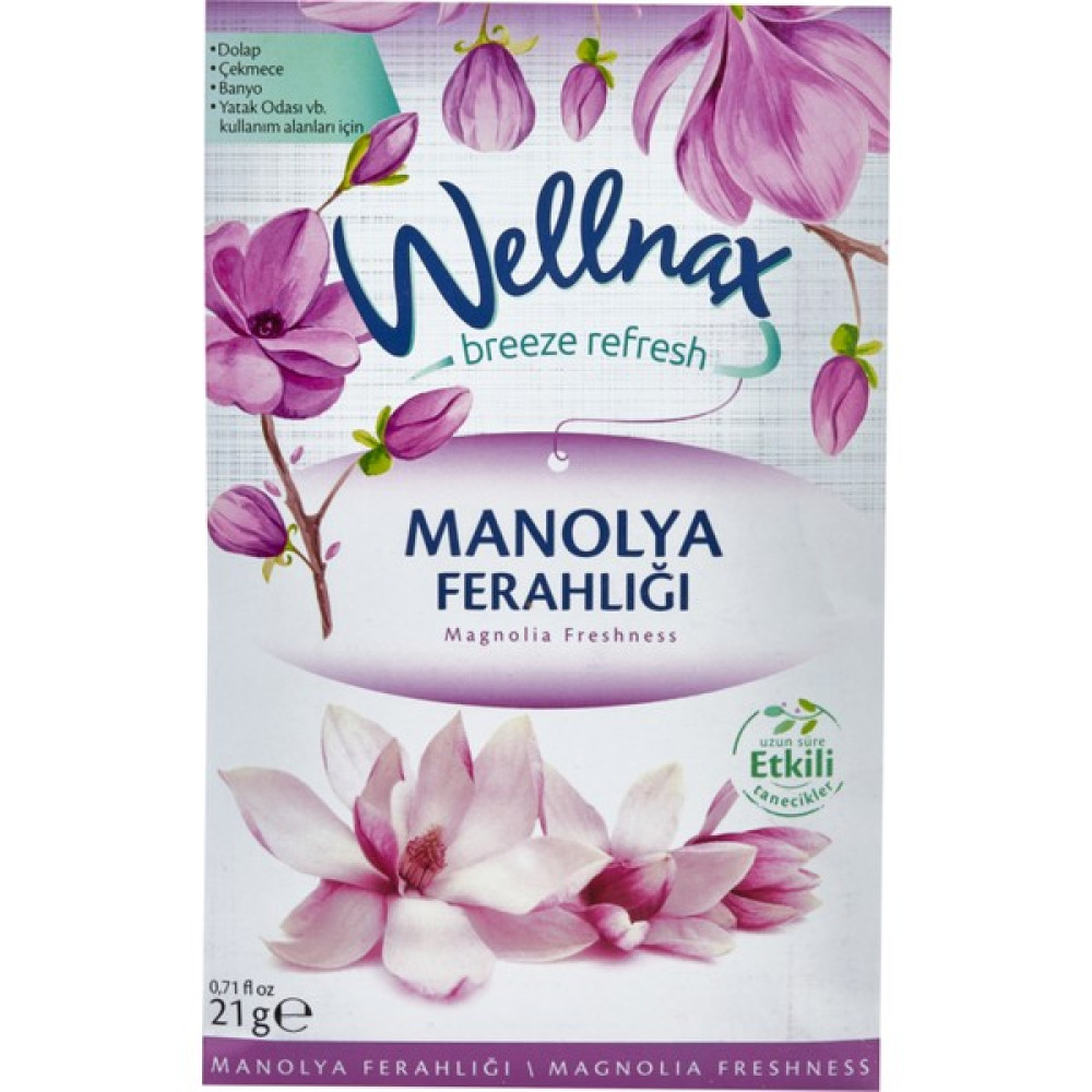 Wellnax Breeze Refresh Dolap ve Çekmece Kokusu Manolya Ferahlığı X1 Oda Kokusu Fiyatı