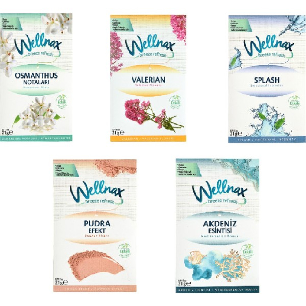 Wellnax Breeze Refresh Dolap ve Çekmece Kokusu Mix Seri x5 Oda Kokusu Fiyatı