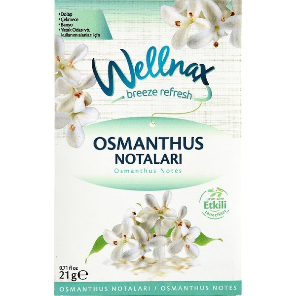 Wellnax Breeze Refresh Dolap ve Çekmece Kokusu Osmanthus Notaları Kesesi X2 Oda Kokusu Fiyatı