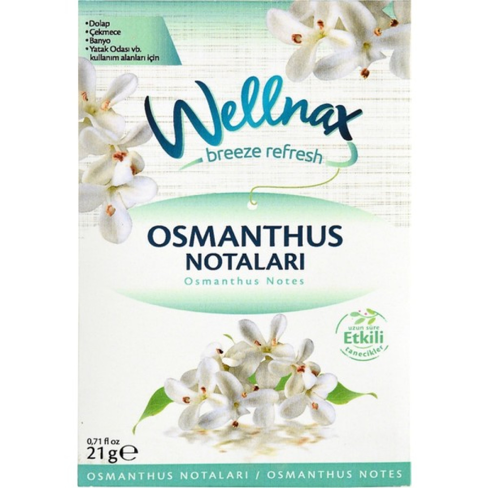 Wellnax Breeze Refresh Dolap ve Çekmece Kokusu Osmanthus Notaları Kesesi X5 Oda Kokusu Fiyatı
