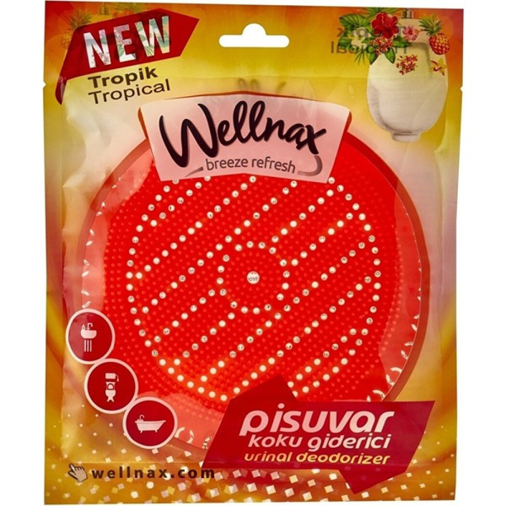 Wellnax Breeze Refresh Pisuvar Koku Giderici Süzgeci Tropical Kokulu X1 Temizlik Malzemeleri Fiyatı
