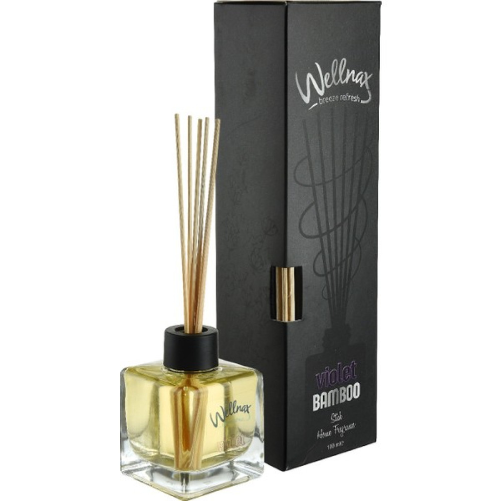 Wellnax Breeze Refresh Violet Bamboo (Kış Günleri) - 100 ml Çubuklu Oda ve Ortam Kokusu Oda Kokusu x1 Oda Kokusu Fiyatı