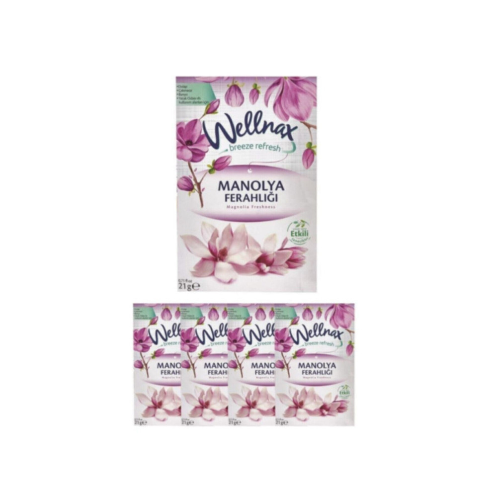 Wellnax breeze refresh Wellnax Manolya Ferahlığı Çekmece Dolap Banyo Kokusu X5 Deterjan ve Temizlik Ürünleri Fiyatı