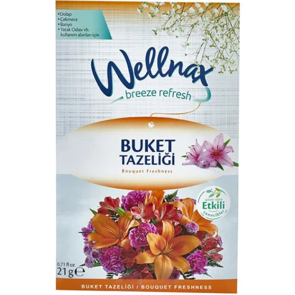 Wellnax Buket Kokulu Dolap-Çekmece Ferahlatıcı Oda Kokusu Fiyatı