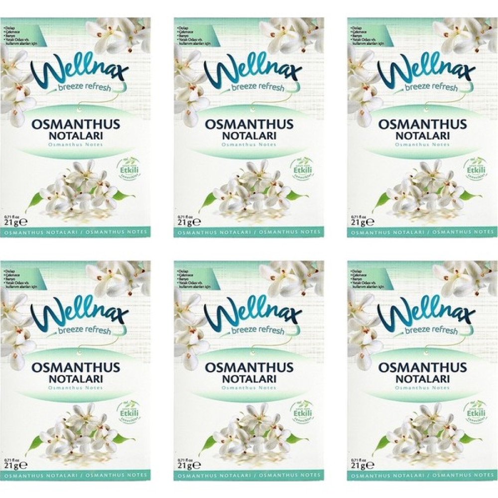 Wellnax Dolap ve Çekmece Kokusu Osmanthus Notaları 6lı Oda Kokusu Fiyatı