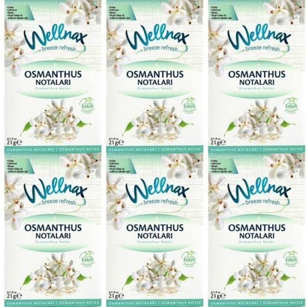 Wellnax Dolap ve Çekmece Kokusu Osmanthus Notaları Kesesi x 6ADET Oda Kokusu Fiyatı