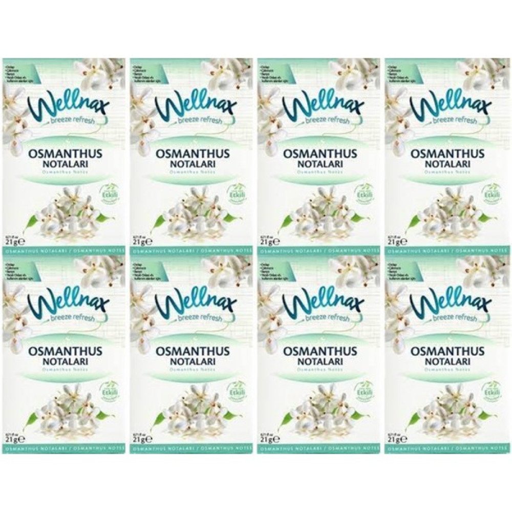 Wellnax Dolap ve Çekmece Kokusu Osmanthus Notaları Kesesi x 8 Adet Oda Kokusu Fiyatı