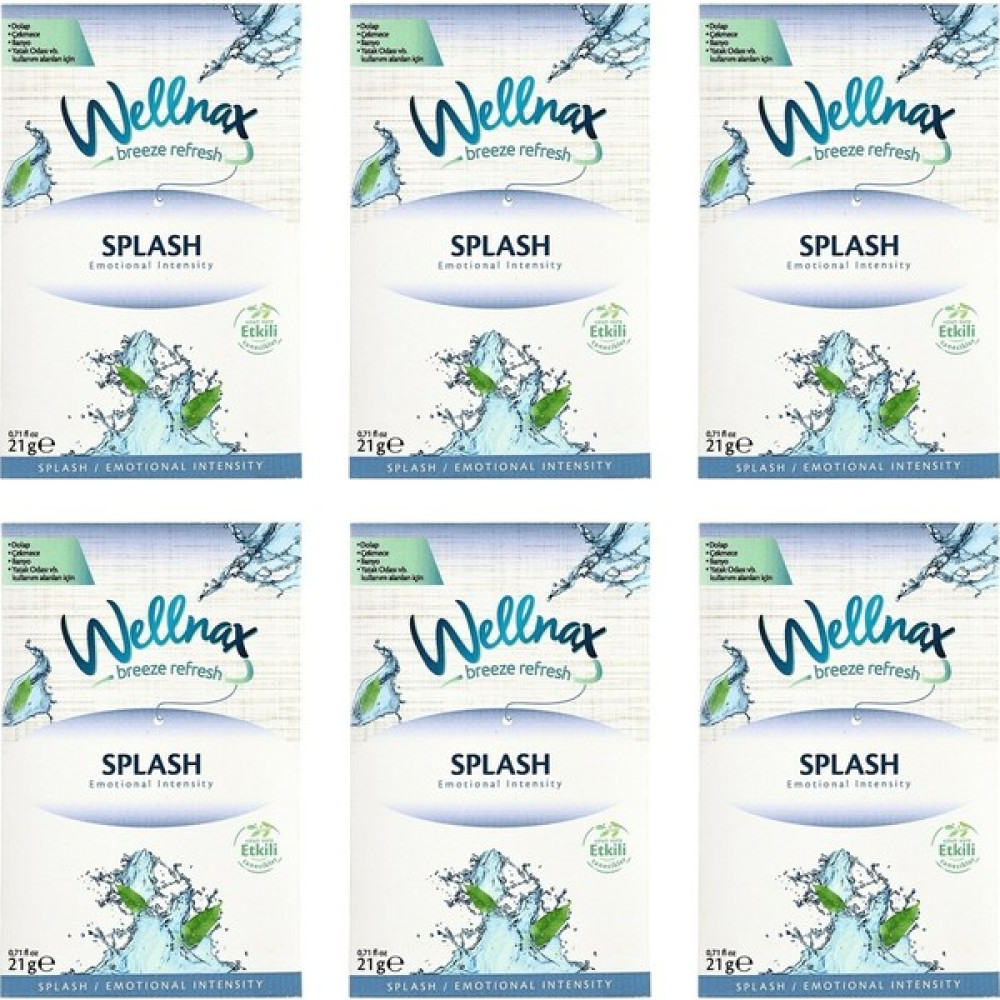 Wellnax Dolap ve Çekmece Kokusu Splash 6lı Oda Kokusu Fiyatı