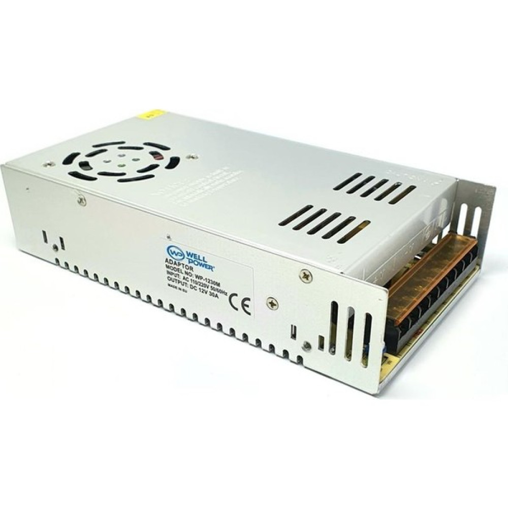 Wellpower 12V 30A Adaptör Metal Kasa Fanlı Elektrikli El Aletleri Fiyatı