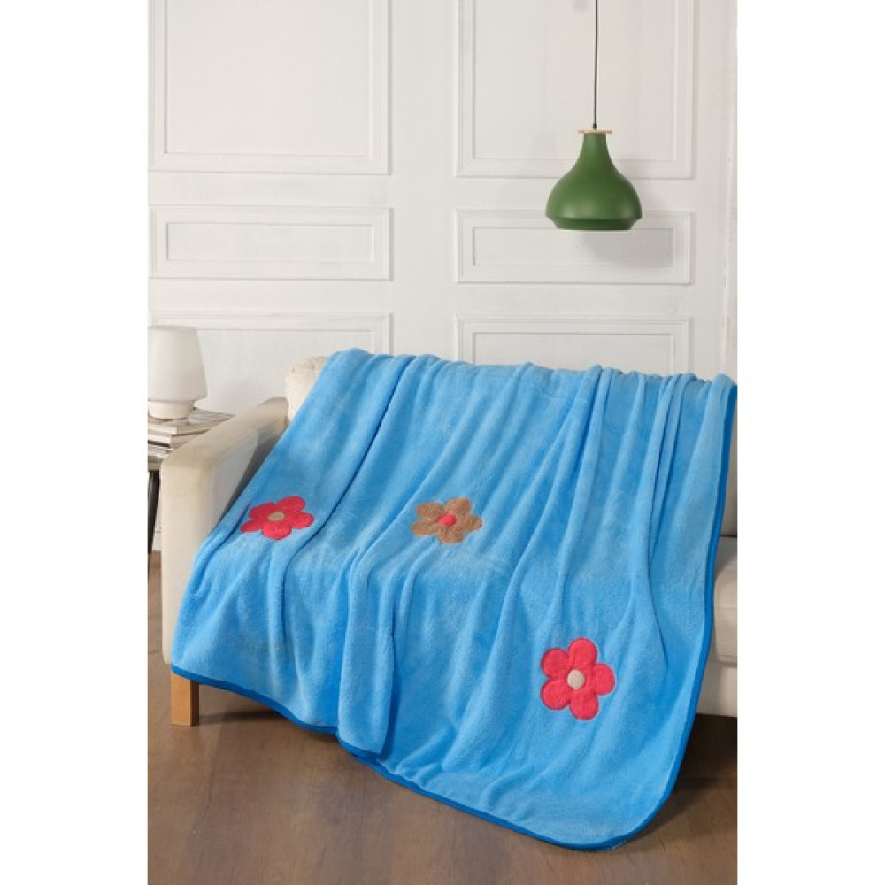 Wellsoft Tek Kişilik Battaniye 150X200 cm - Mavi - 150 x 200 cm Battaniye Fiyatı