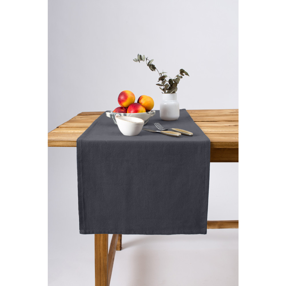 Wellstil Premium Keten Gri Runner 40 X 150 Cm Runner Fiyatı