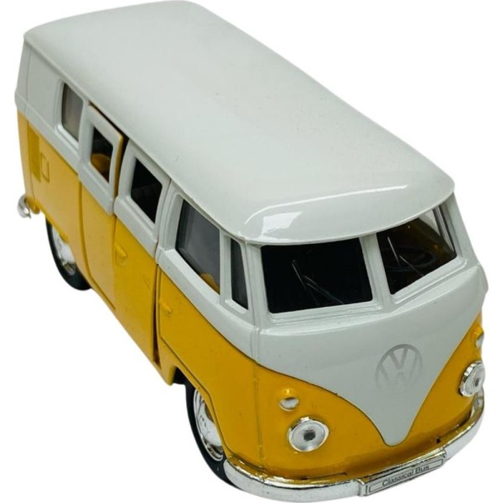Welly Çek Bırak Araba 1:32 Volkswagen T1 Bus - 49764- Sarı Oyuncak Araç Fiyatı