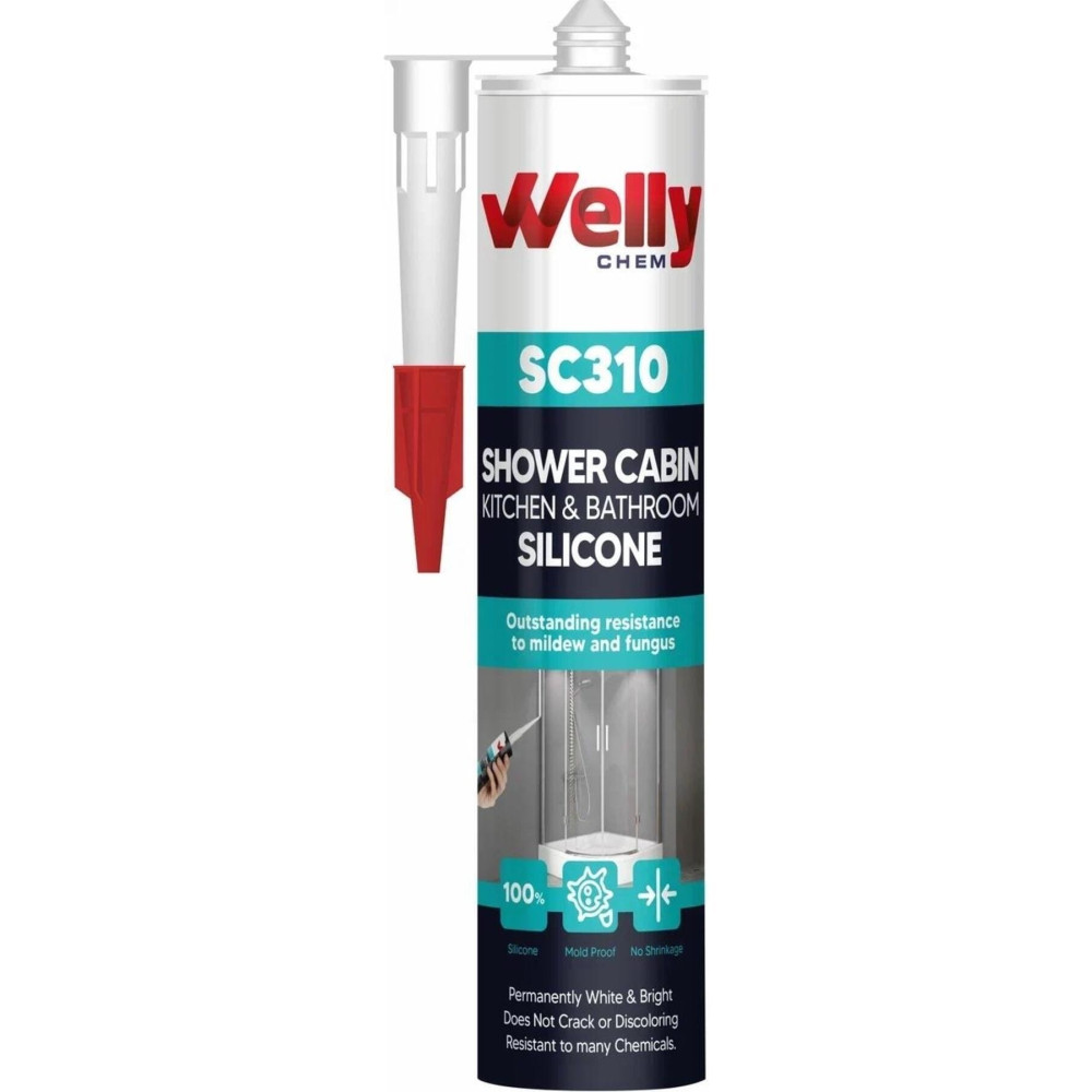 WELLY Sc310 Duşakabin-mutfak-banyo Özel Silikonu 280 ml Şeffaf Silikon Fiyatı