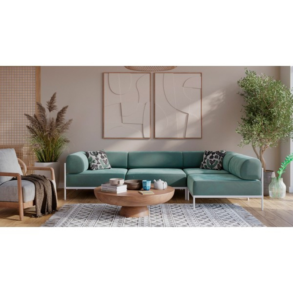 Weltew Home Mood Köşe Takımı - Yeşil Koltuk Fiyatı
