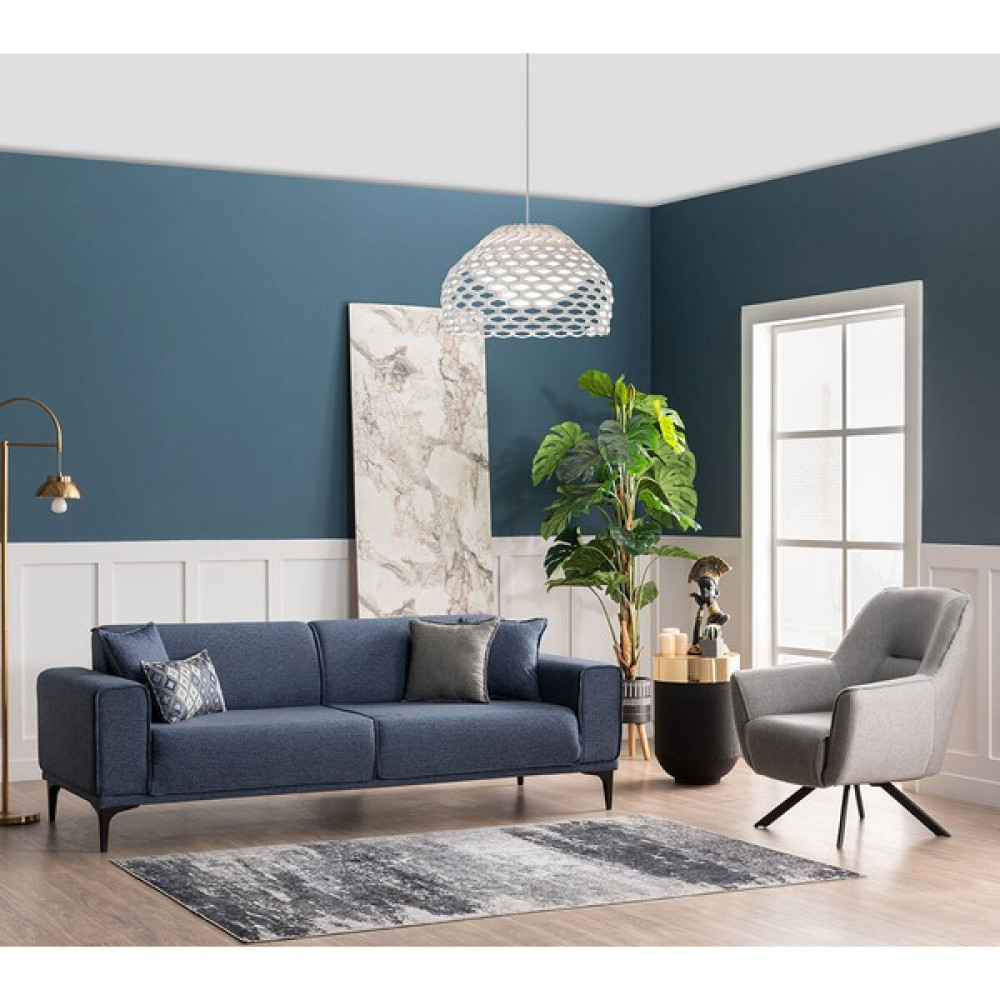 Weltew Home Stil Koltuk Takımı 3+1 Gri - Mavi - Mavi - Gri Koltuk Takımı / Seti Fiyatı