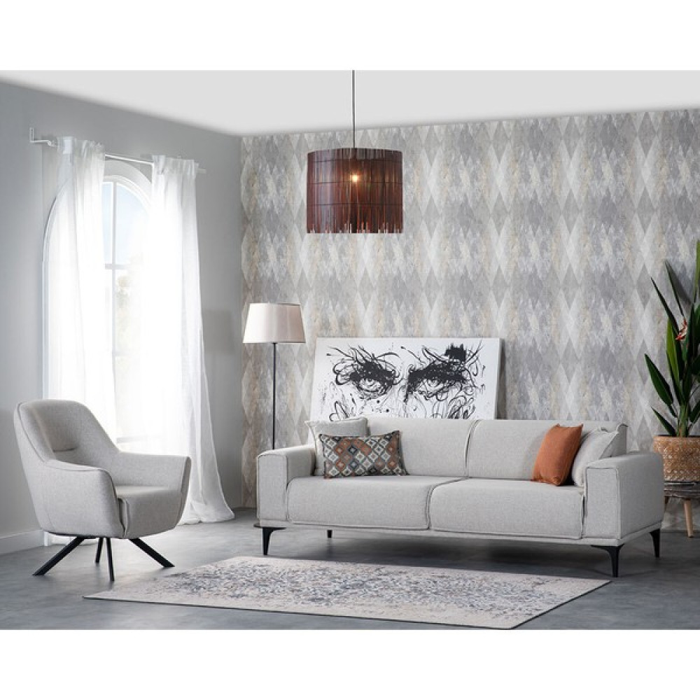 Weltew Home Stil Koltuk Takımı 3+1 Krem) - Krem Koltuk Takımı / Seti Fiyatı