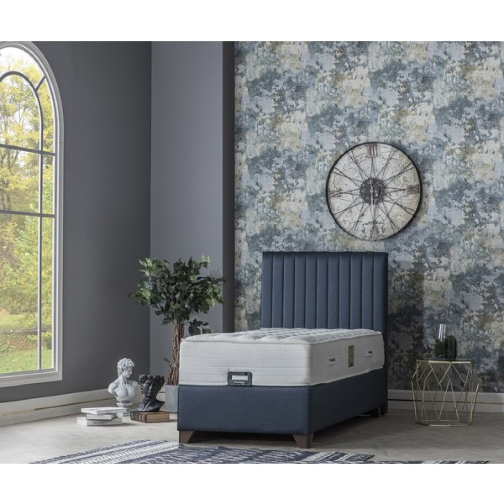 Weltew Home Voga Tek Kişilik Baza ve Başlık Yataksız - 100 x 200 cm - Füme Baza Fiyatı