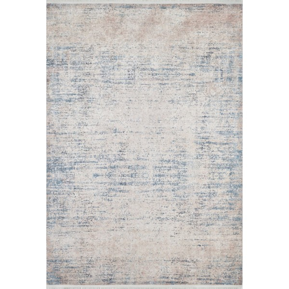 Wen Mavi Modern Dijital Baskı Makinede Yıkanabilen Dekoratif Kaymaz Halı Yolluk - 200 x 300 cm Salon Halısı Fiyatı