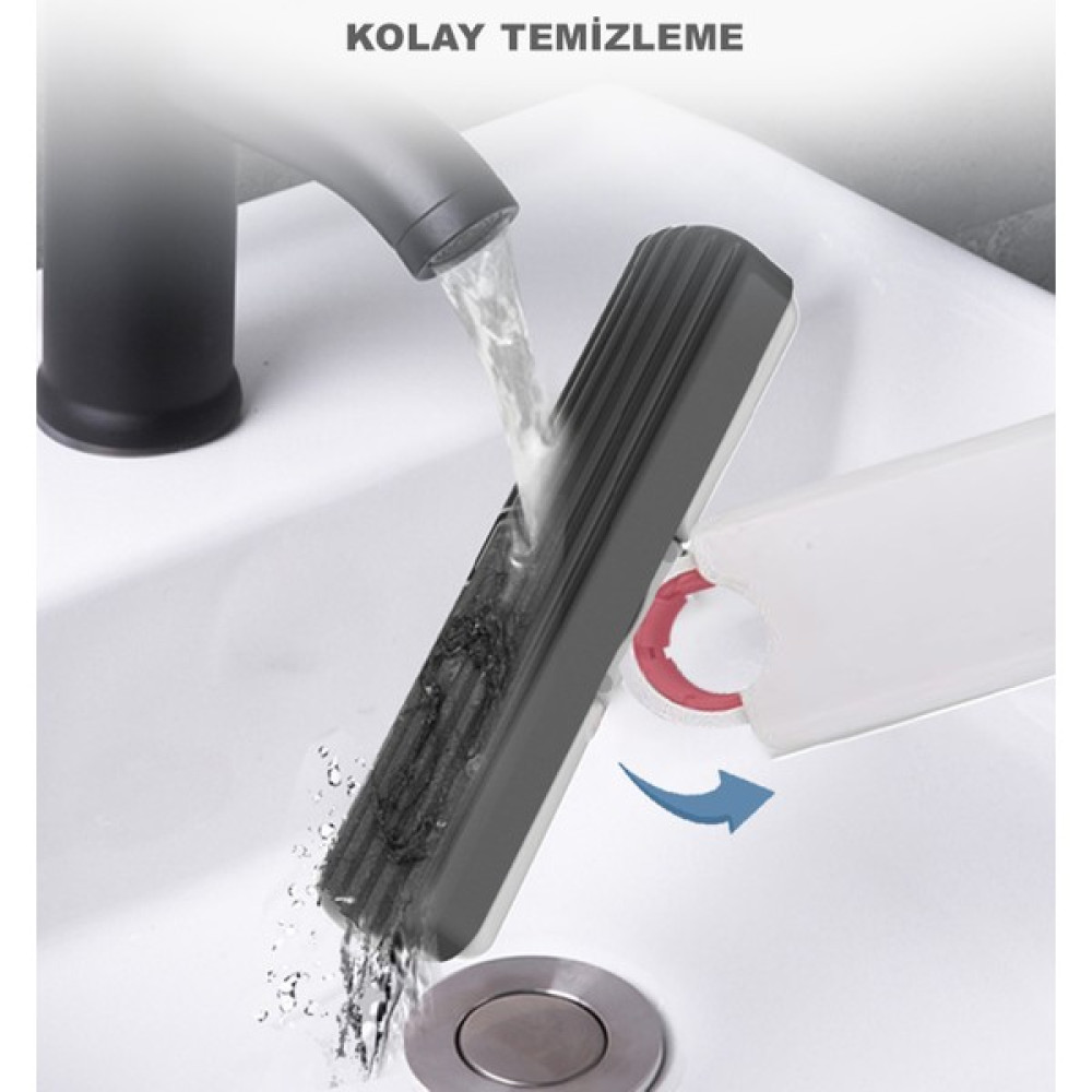 Wentox Mini Temizlik Mopu Pratik Temizlik Mini Mop - Gri Temizlik Malzemeleri Fiyatı