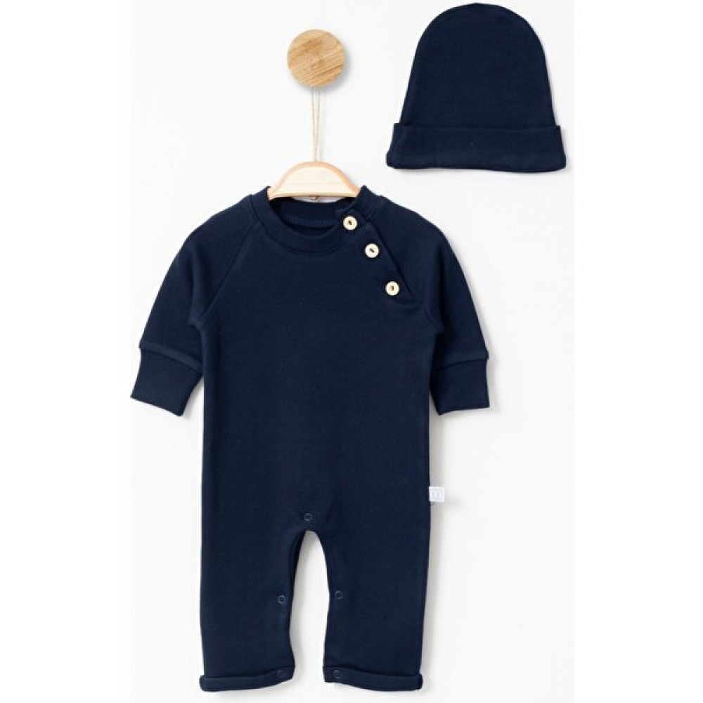 Wera Baby Reglan Kollu Şapkalı Bebek 2'li Tulum Seti Bebek Giysi Takım Fiyatı