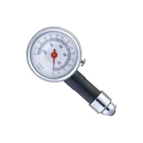 WERT Metal Gövde Lastik Basınç Ölçer - Çift Birimli Gösterge, 8 Bar / 110 Psi, Tüm Araçlar, Motosikletler ve Bisikletler ile Uyumlu Bisikletler Fiyatı