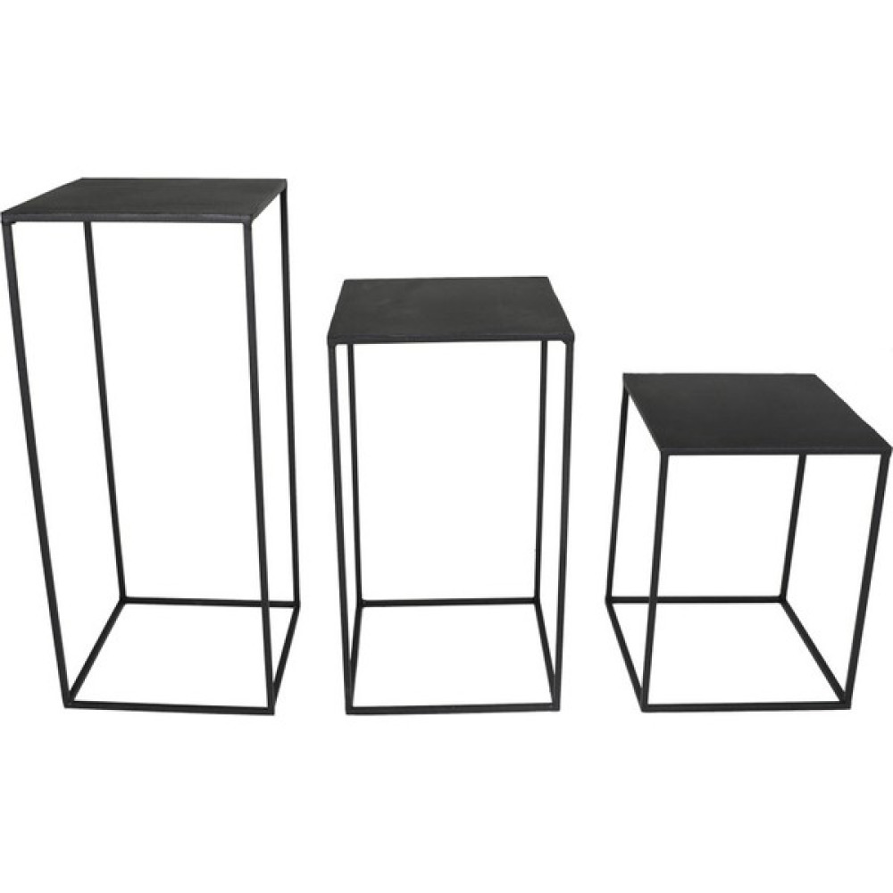 Wess Dizayn Metal Zigon Sehpa Çiçeklik 3 ‘lü Set Wd-19 Zigon Sehpa Fiyatı