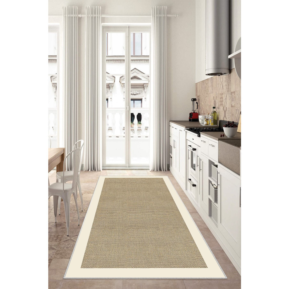 West Home Dijital Baskı Yıkanabilir Kaymaz Taban Salon Halısı Mutfak Halısı Koridor Halısı 100 x 450 Beden Banyo Halısı Fiyatı
