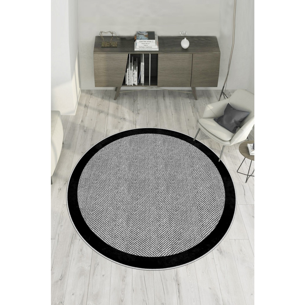 West Home Dijital Baskı Yıkanabilir Kaymaz Taban Salon Halısı Mutfak Halısı Koridor Halısı 120 x 120 Beden Kilim Fiyatı