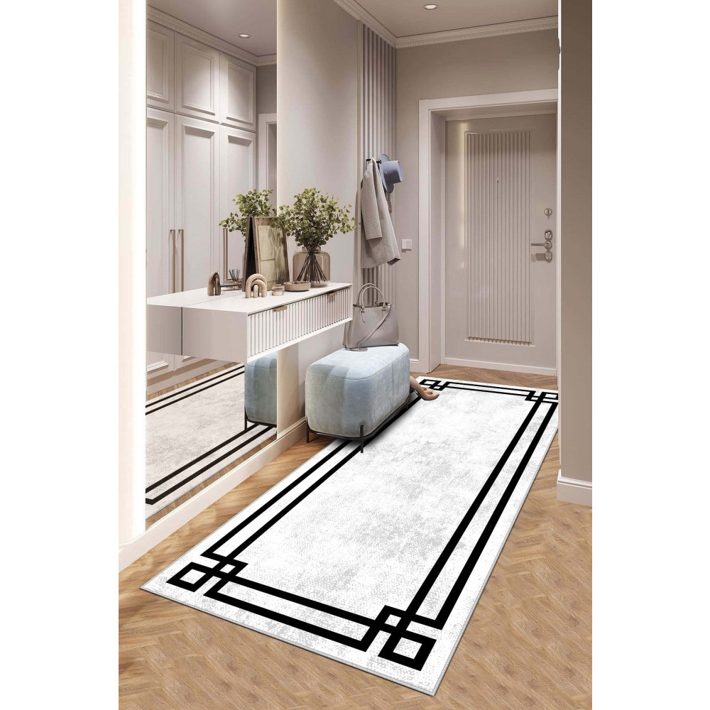 West Home Makinede yıkanabilir kaymaz taban leke tutmaz modern kesme yolluk mutfak yolluk halı yolluk 140 x 200 Beden Yolluk Fiyatı