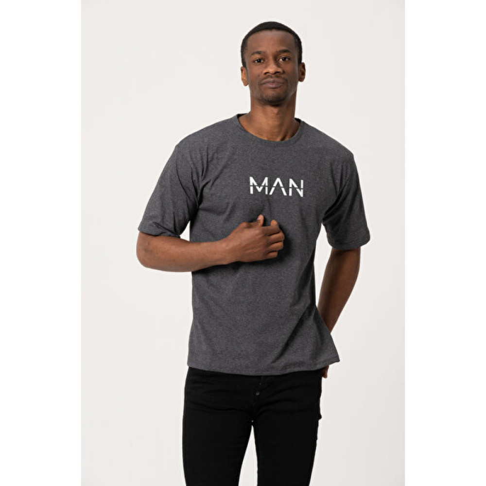 West Kombin Füme Man Baskı Oversize Tshirt Erkek T-shirt Fiyatı