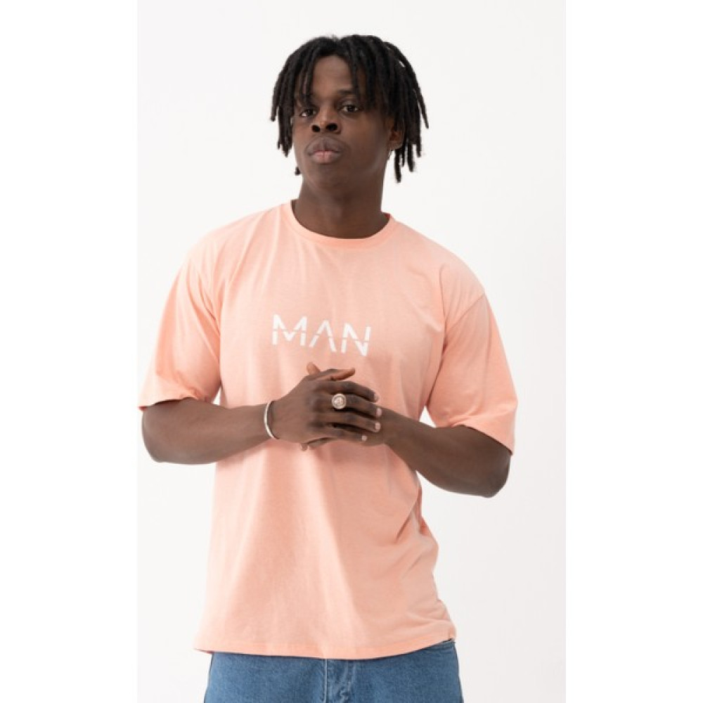 West Kombin Pembe Man Baskı Oversize Tshirt Erkek T-shirt Fiyatı