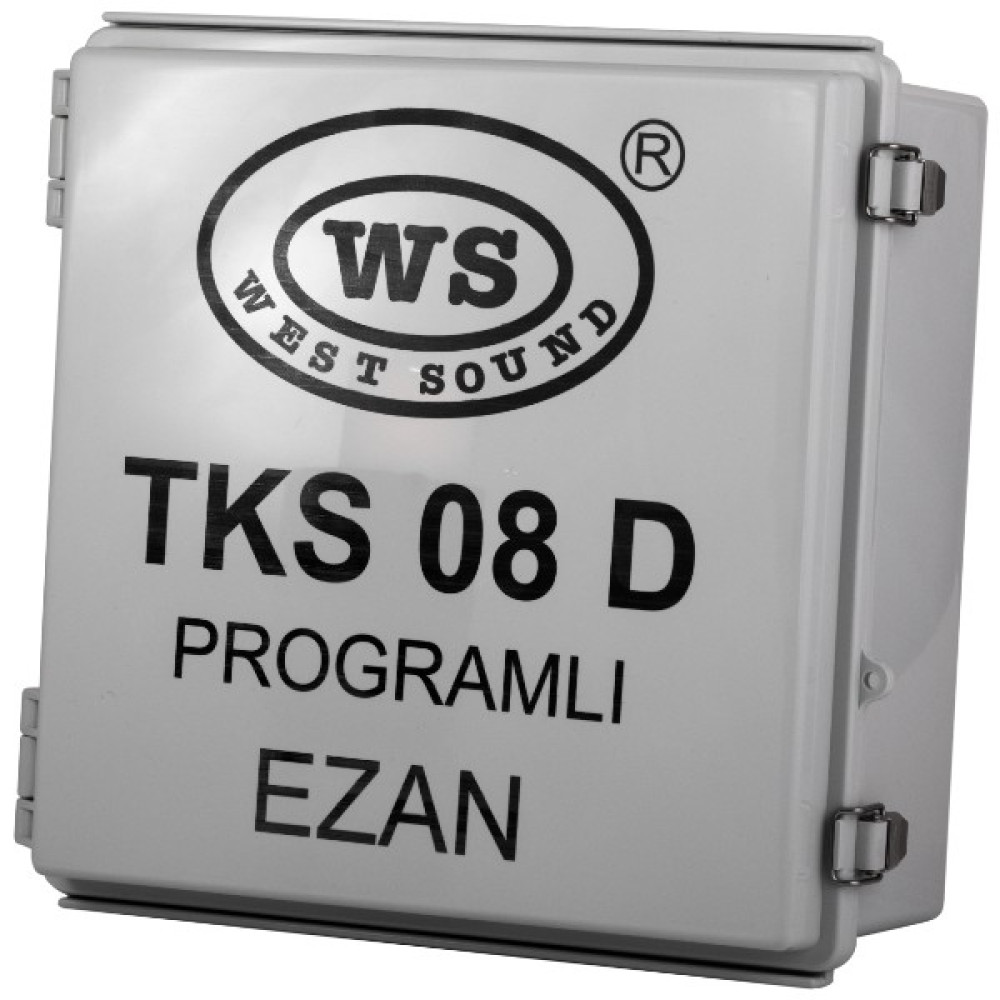 West Sound Tks 08 D (Direk Tipi) Programlı Ezan Saati Stüdyo ve Sahne Ekipmanları Fiyatı