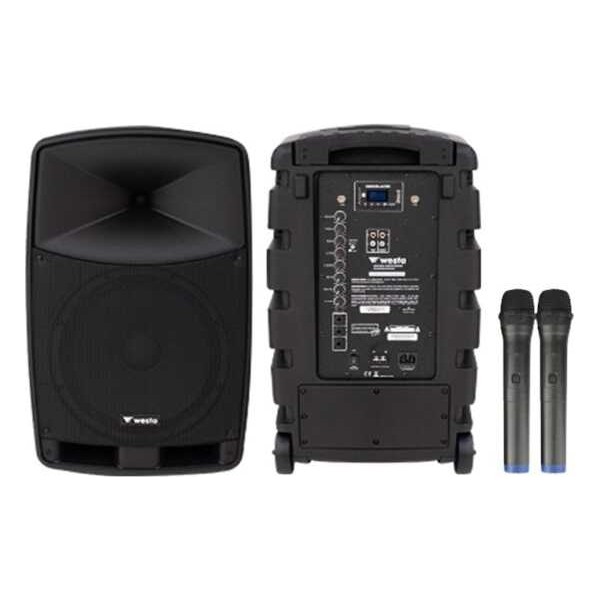 Westa WAP-12505 12" 16*2 Kanal Taşınabilir Ses Sistemi - Siyah Bluetooth Hoparlör Fiyatı