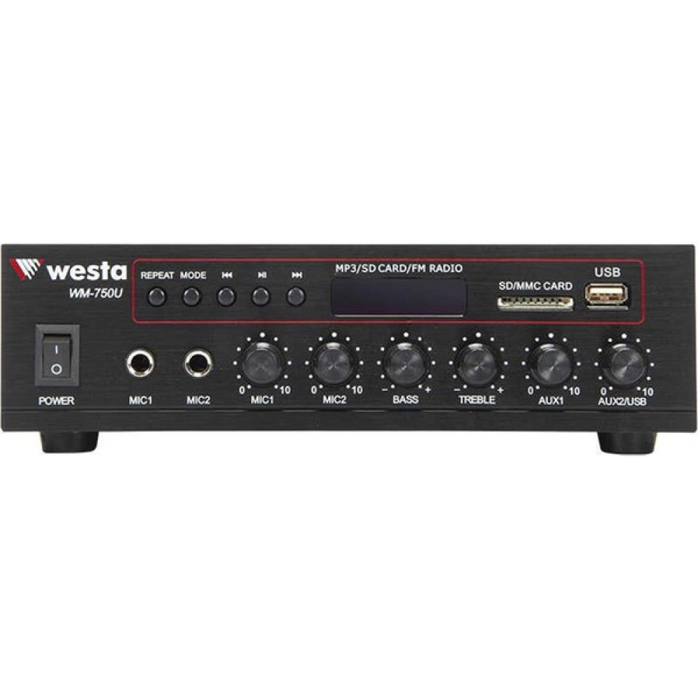 Westa WM-750U 80 Watt Usb/sd 100 Volt Hat Trafolu Amfi - Siyah Docking Hoparlör Fiyatı