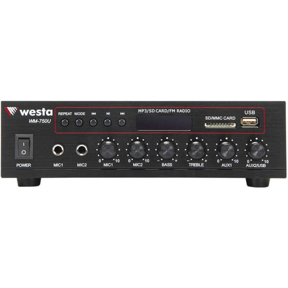 Westa WM-750U Fm Radyo - 80 Watt Mixer Amfi Oto Boyaları Fiyatı