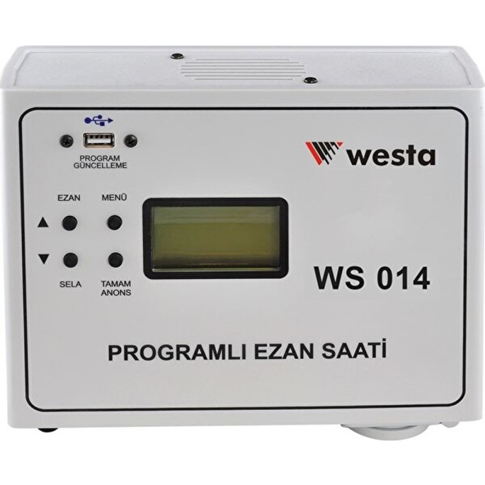 Westa WS 014 Programlı Ezan Saati Stüdyo ve Sahne Ekipmanları Fiyatı
