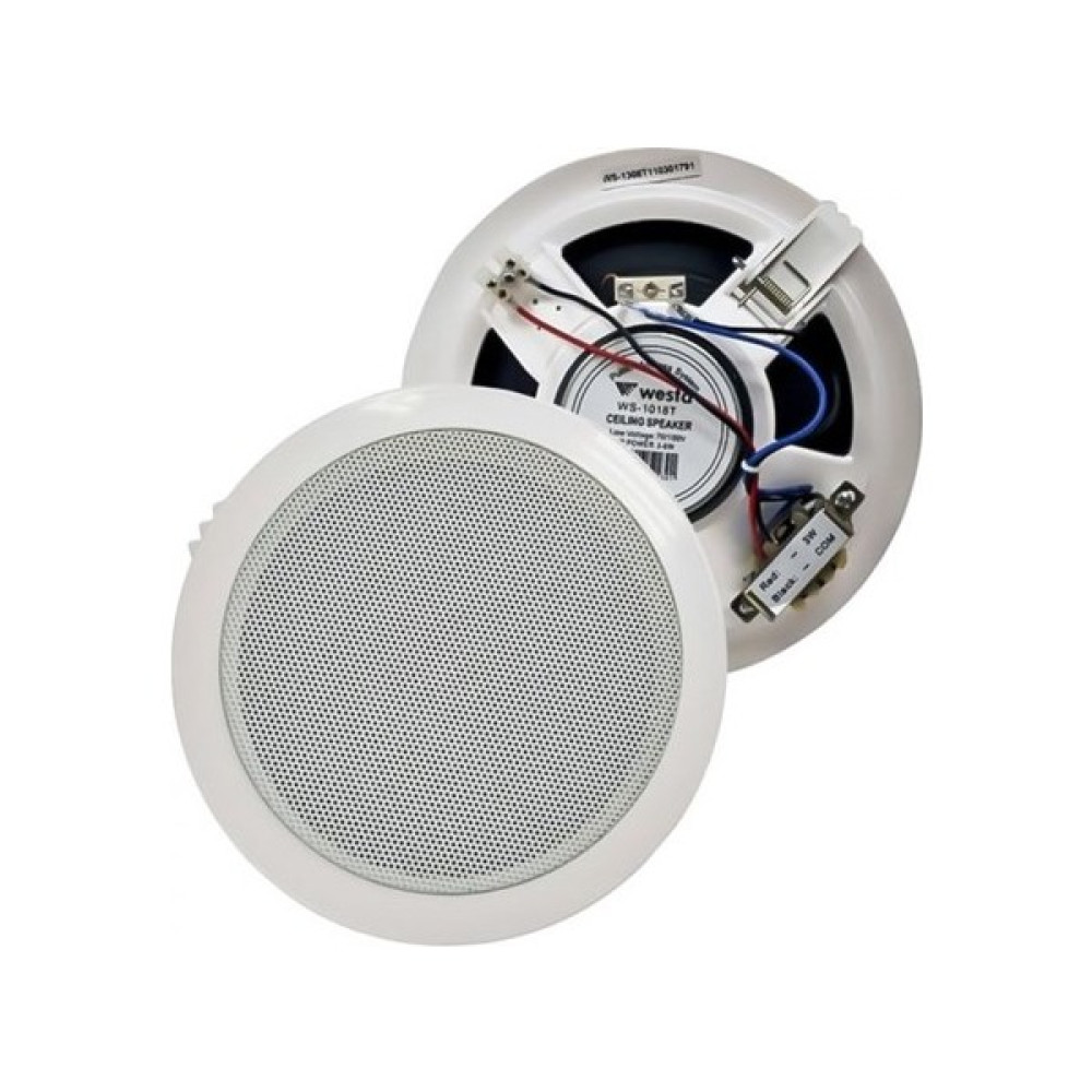 Westa Ws-1018 Tc 5 İnç 6W 8 Ohm 100V Tavan Hoparlör Stüdyo ve Sahne Ekipmanları Fiyatı