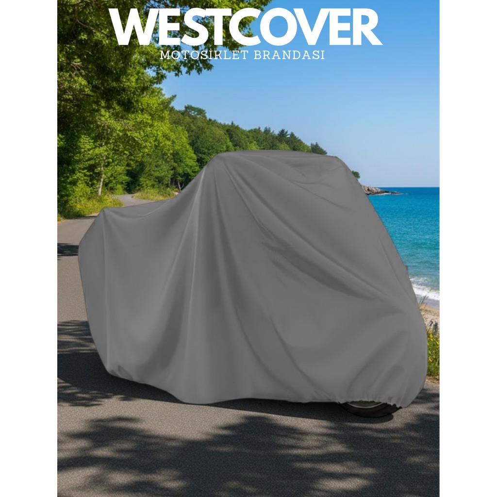 WestCover Honda Cb 750 Hornet Branda Motosiket Brandası (Gri Renk) 4 Mevsim Motor Koruma Örtüsü - GRİ-ÇANTA YOK Motorsiklet Brandaları Fiyatı