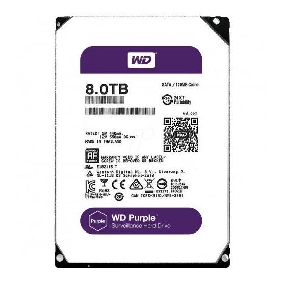 Western Digital Purple 8TB WD80PUZX Sabit Disk