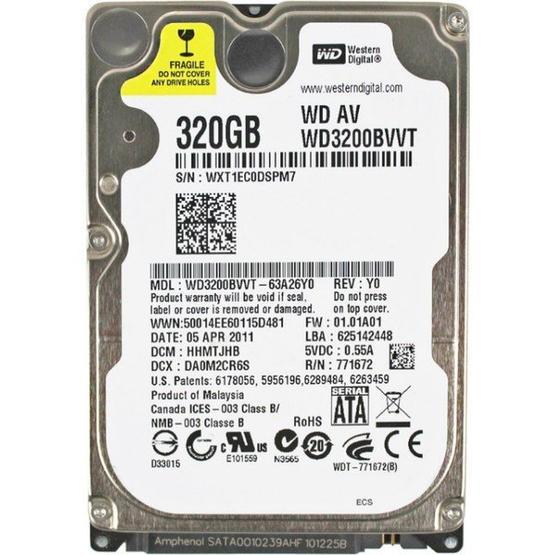 Western Digital WD3200BVVT 320GB Sabit Disk