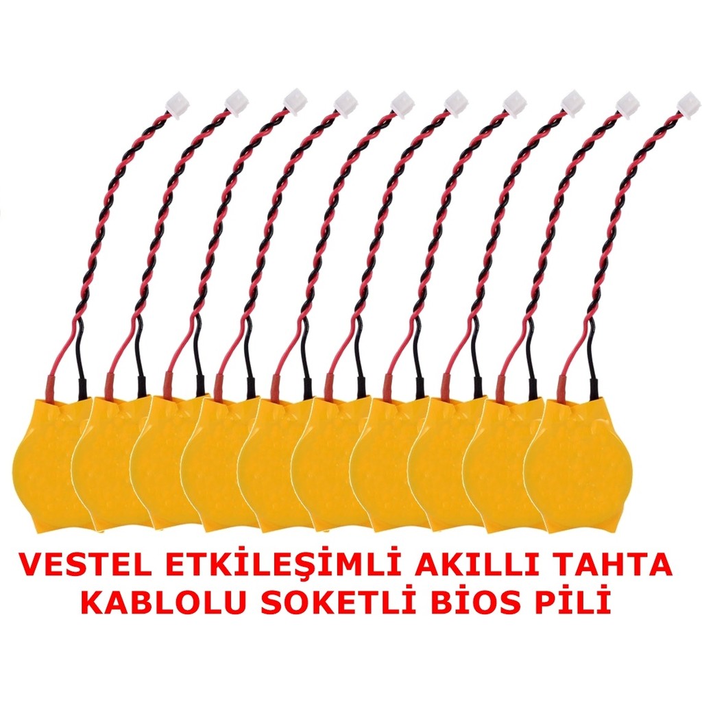 Westinghouse Vestel Etkileşimli Akıllı Tahta Kablolu Soketli Bios Pili 10 Adet - 10'lu Normal & Şarj Edilebilir Piller Fiyatı