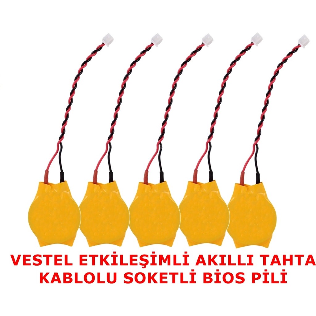 Westinghouse Vestel Etkileşimli Akıllı Tahta Kablolu Soketli Bios Pili 5 Adet - 5'li Diğer Fiyatı