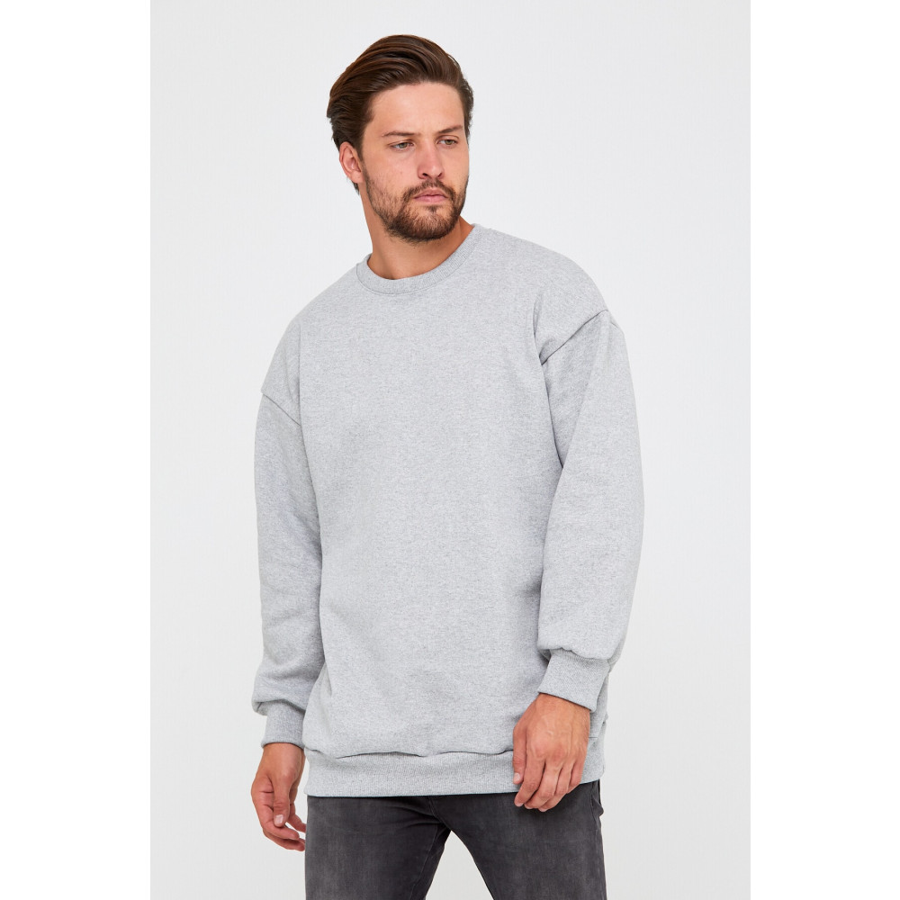 westkombin Gri Oversize Sweat Erkek M Beden Bayan Sweatshirt Fiyatı